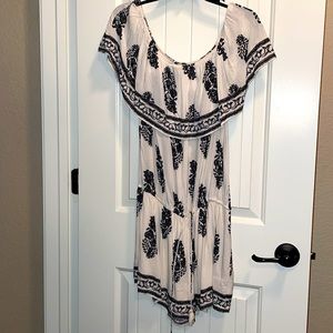 Off-the-shoulder Romper